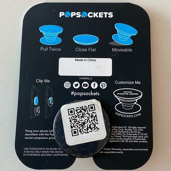 POPSOCKETS “Does This Ring Make Me Look Engaged?” White popsocket grip & stand - Picture 3 of 3